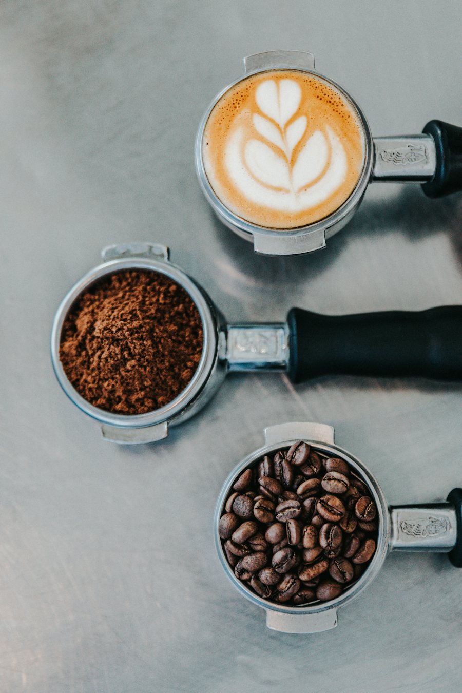 Maria, founder of Caffè Meraki, preparing espresso